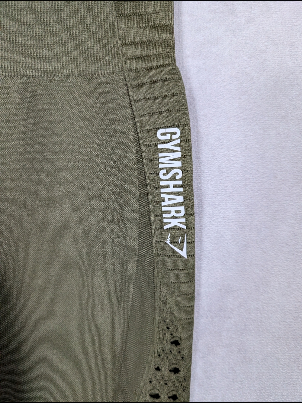 Gymshark Olive Green High Waisted Seamless Leggings Women's Size XS - Picture 3 of 9